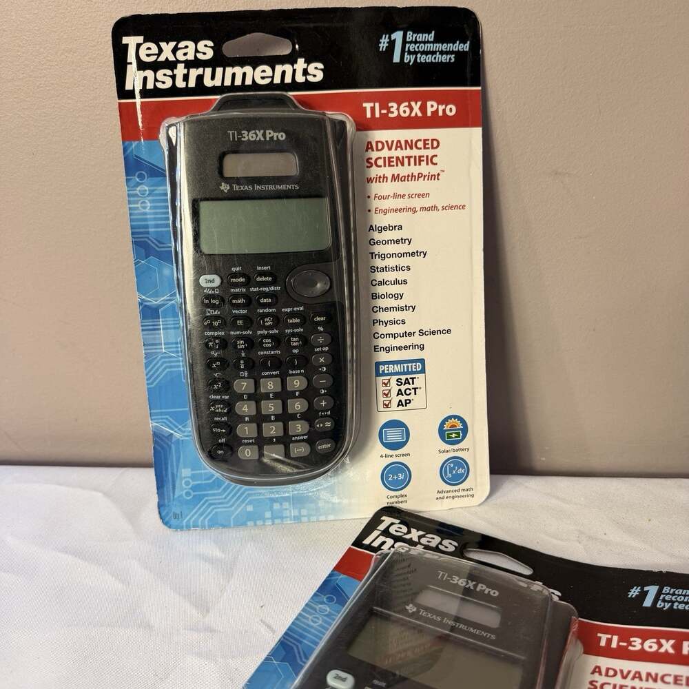 Texas Instruments TI-36X Pro Scientific Solar Powered Calculator - NEW